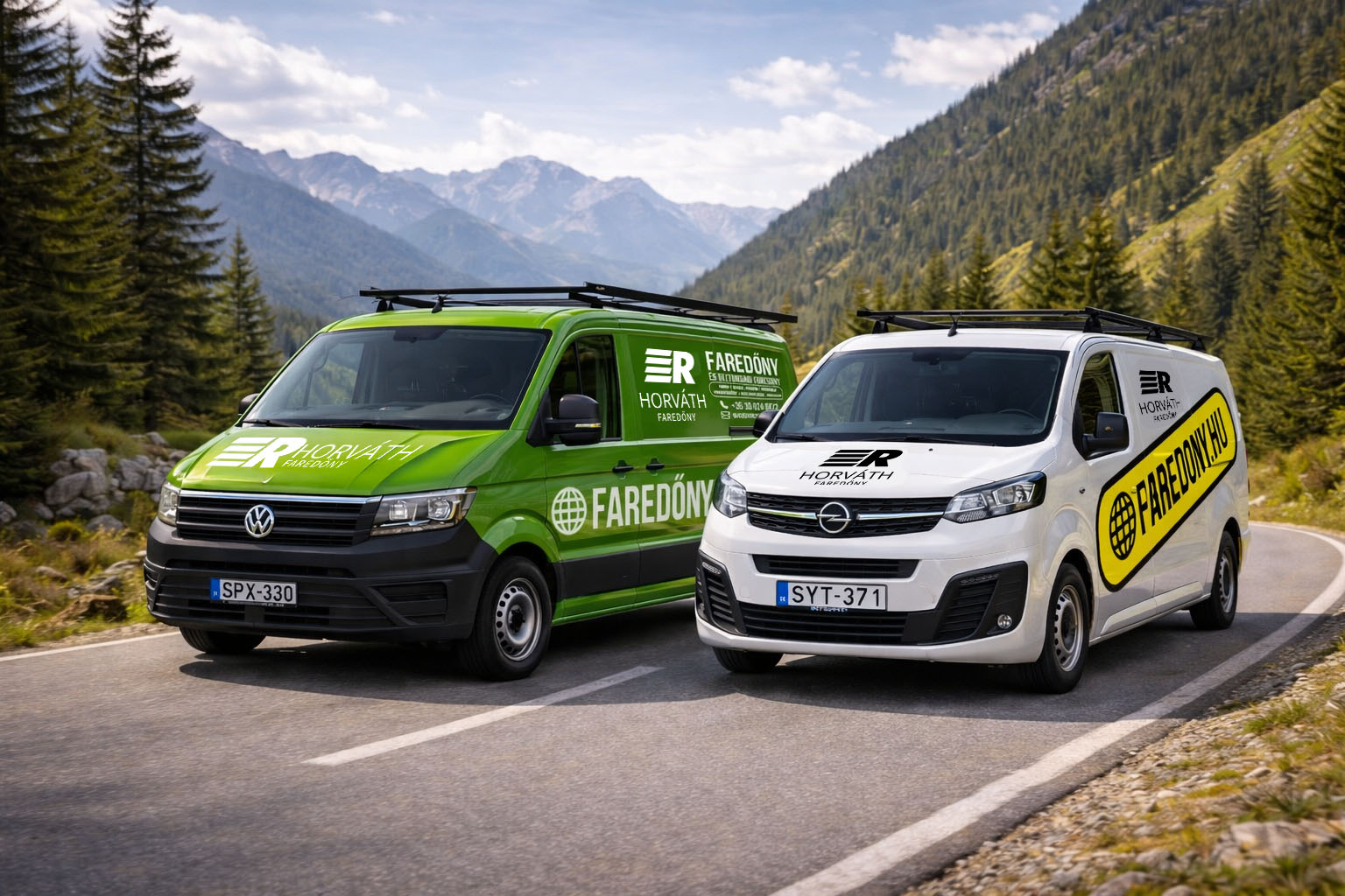 Servicefahrzeuge von Horváth Holzrollläden