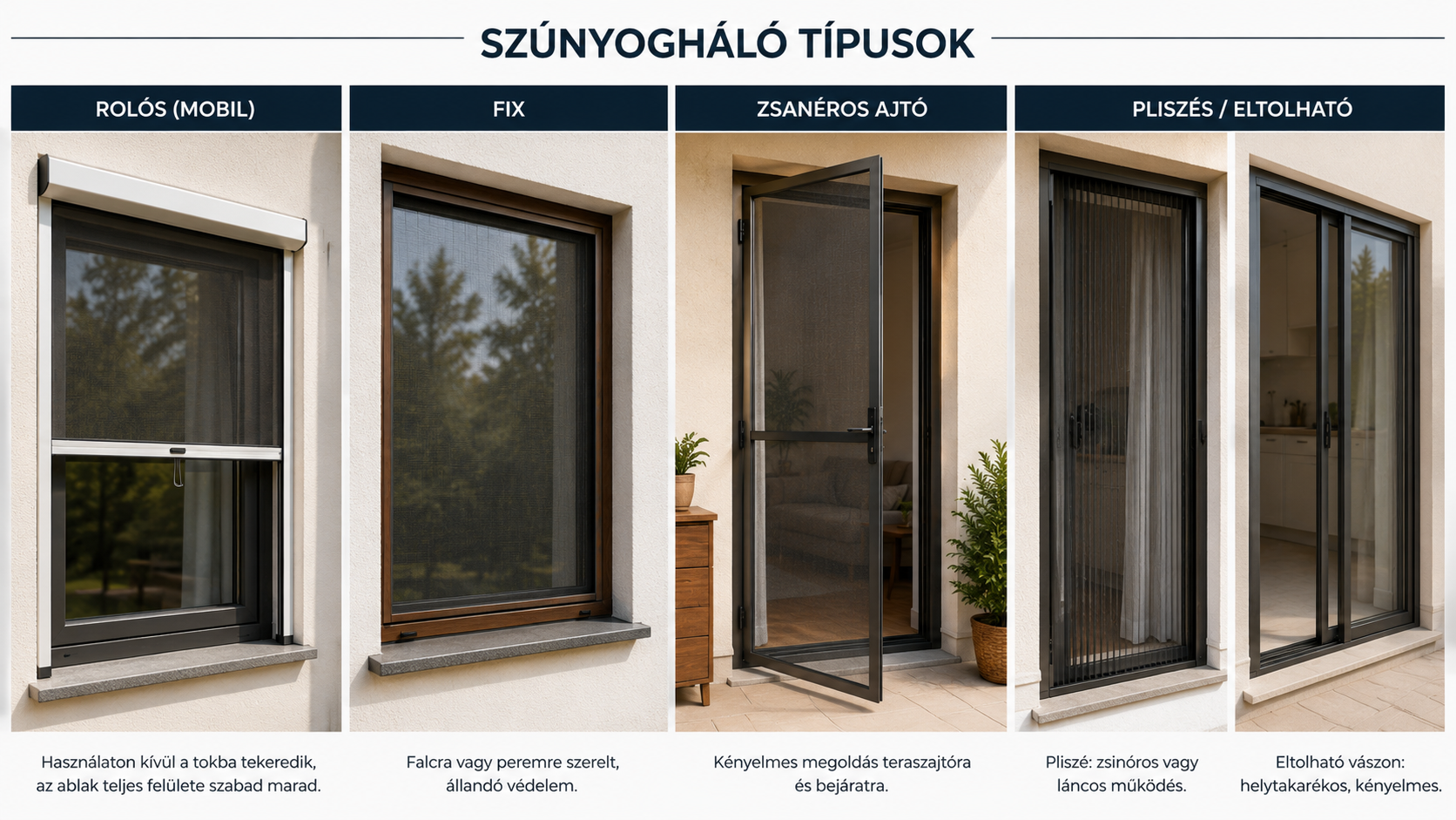 Mosquito net types: which one to choose for windows and doors
